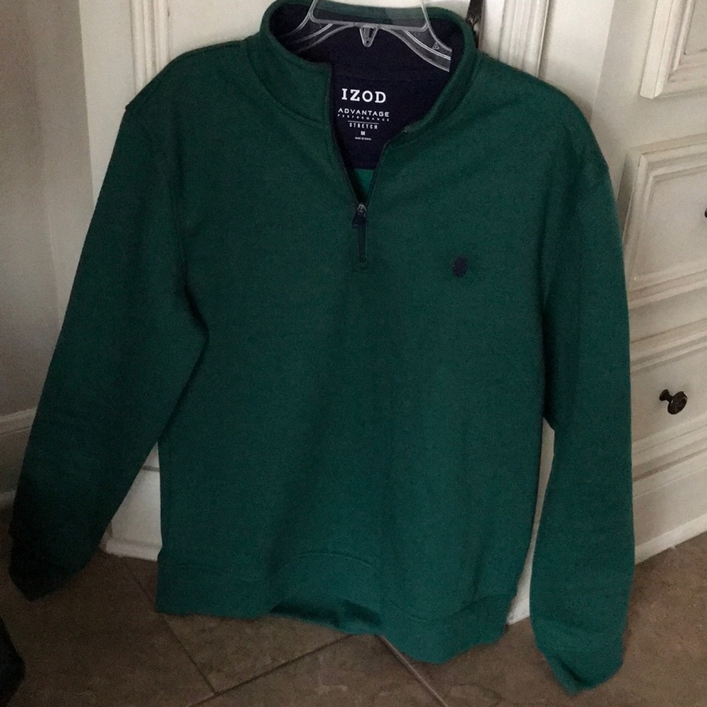 Mens Izod Advantage Performance medium quarter zip pullover